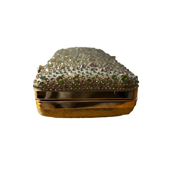 *Sold Out*Women Handbag Clutch Purse Wedding Party Rhinestone Glitter Crystal - Picture 4 of 5
